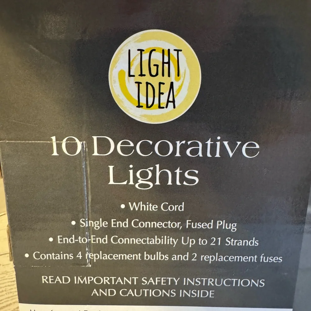 Light Idea 10 Decorative Lights - Brand New
